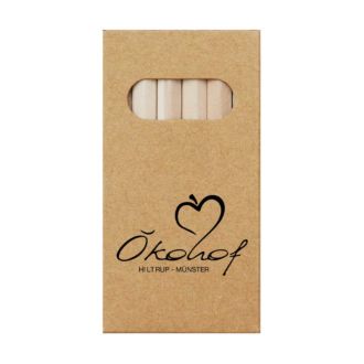 36er Set Naturbuntstifte in Recyclingkarton-Box 10,7 x 4,7 cm