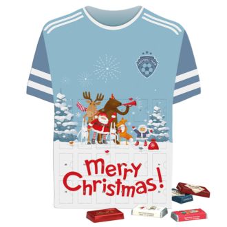 Adventskalender Trikot mit Lindor Minikugeln