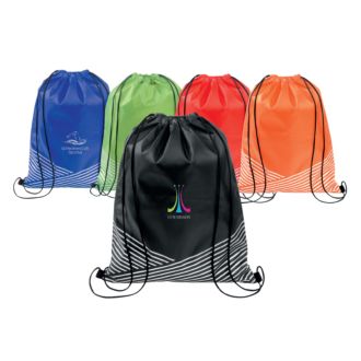 Turnbeutel mit Logo in unterschiedlichen Farben