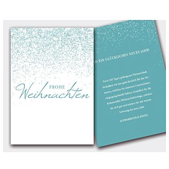 Karte Frohe Weihnachten 