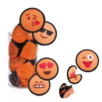 Faltfrisbee SMILIES, 15 Stück