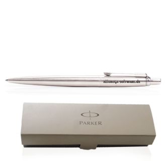 PARKER Metallkugelschreiber mit Gravur im Geschenk-Etui