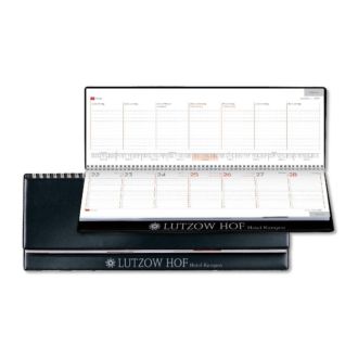 Querkalender Farbe schwarz