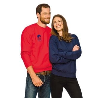 Dame und Herr in FRUIT OF THE LOOM Sweat-Shirts