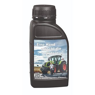 Handwaschpaste Öl Flasche Natur mit Walnussschalenmehl