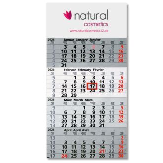 4 Monats Wandkalender