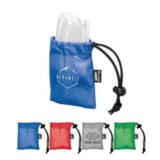Regenponcho aus Rpet