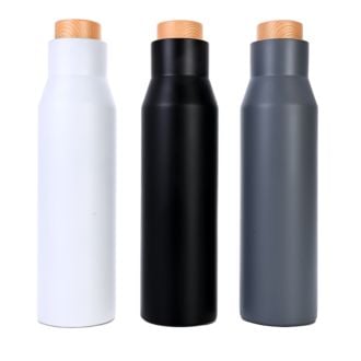 Black and White Doppelwandige Flasche