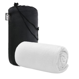 Black and White Fleece-Reisedecke