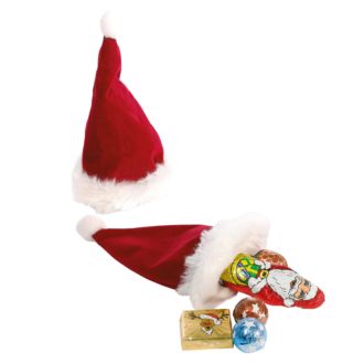 Mini Nikolaus Mütze 2er Set inkl je 45g Süßwaren