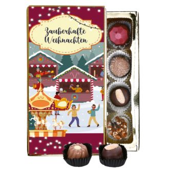 Rabbel Themenbox Weihnachts- markt Pralinen u Trüffel 100g