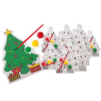 Weihnachts-Ausmal 10er Set