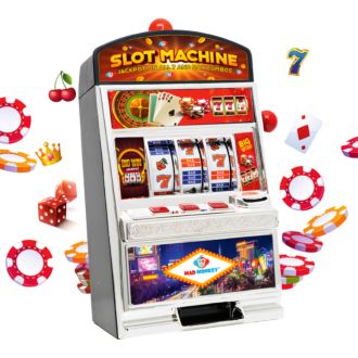 Slot Maschine XL Spielautomat mit Spardose und Licht/Sound