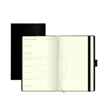 Buchkalender Times Big 18 schwarz