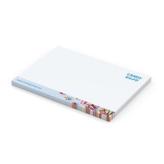 Haftnotizblock weiß 100x72mm inkl. Druck