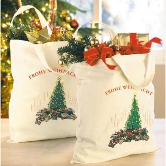 Baumwolltasche Weihnachten