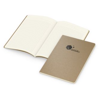 Copy Book Creme A5 mit Naturkarton Einband inklusive Prägung