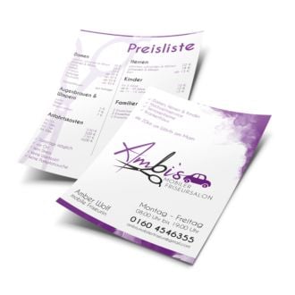 Flyer A6 1000 Stück beidseitig