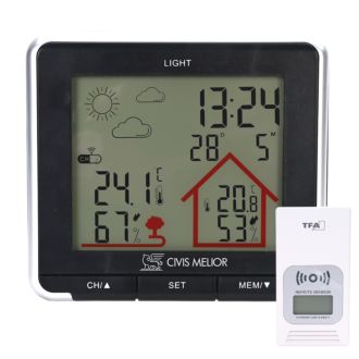 Funk-Wetterstation LIFE schwarz