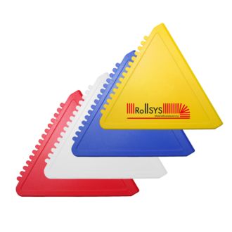 Eiskratzer Dreieck in 4 Farben, 12 x 11,6 cm