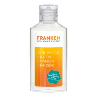 Hände-Desinfektionsmittel 50ml Flasche mit Klappdeckel 83 % Ethanol