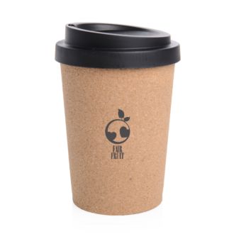 Kaffee To Go Becher Set – 2x 500 Ml Isolierbecher Mit Korkummantelung, Spülmaschinenfest & BPA-frei (Deckel Weiß/dunkel)