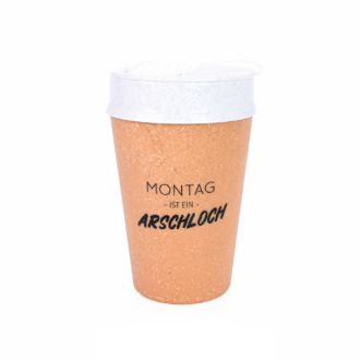 Koziol Iso to go Becher Montag ist ein Arschloch