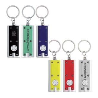 LED-Lampe mit Schlüsselring & Werbedruck