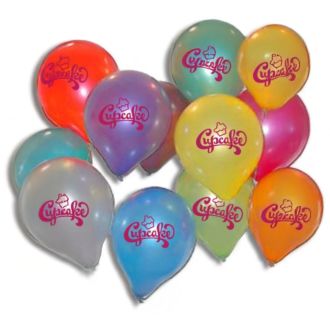 Werbeluftballons inklusive Druck metallic, 80-90 cm