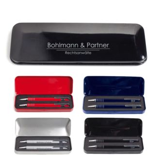 Schreibset mit Minenbleistift und Kugelschreiber