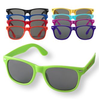 Sonnenbrille mit Gläsern der Kategorie 3, UV 400 konform, mit Werbeanbringung