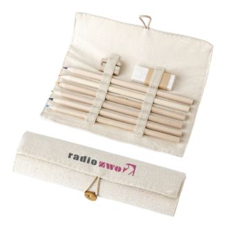 Malset, 8 Teile mit Werbedruck