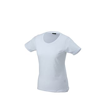 JAMES & NICHOLSON Damen Shirt weiß