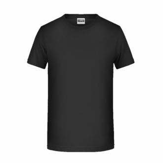 Mens Basic T schwarz M mit Bio Baumwolle