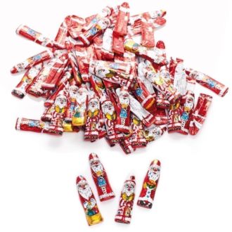 Weihnachtsmänner aus Schokolade, 90 Stück