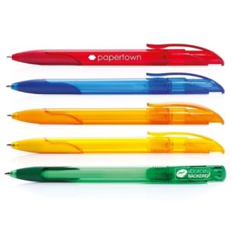 SENATOR Kugelschreiber Challenger Soft Clear mit Gummi-Griffzone