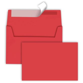 Briefumschlag C 6 rot