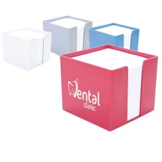 Zettelbox Recycling mit Werbedruck 