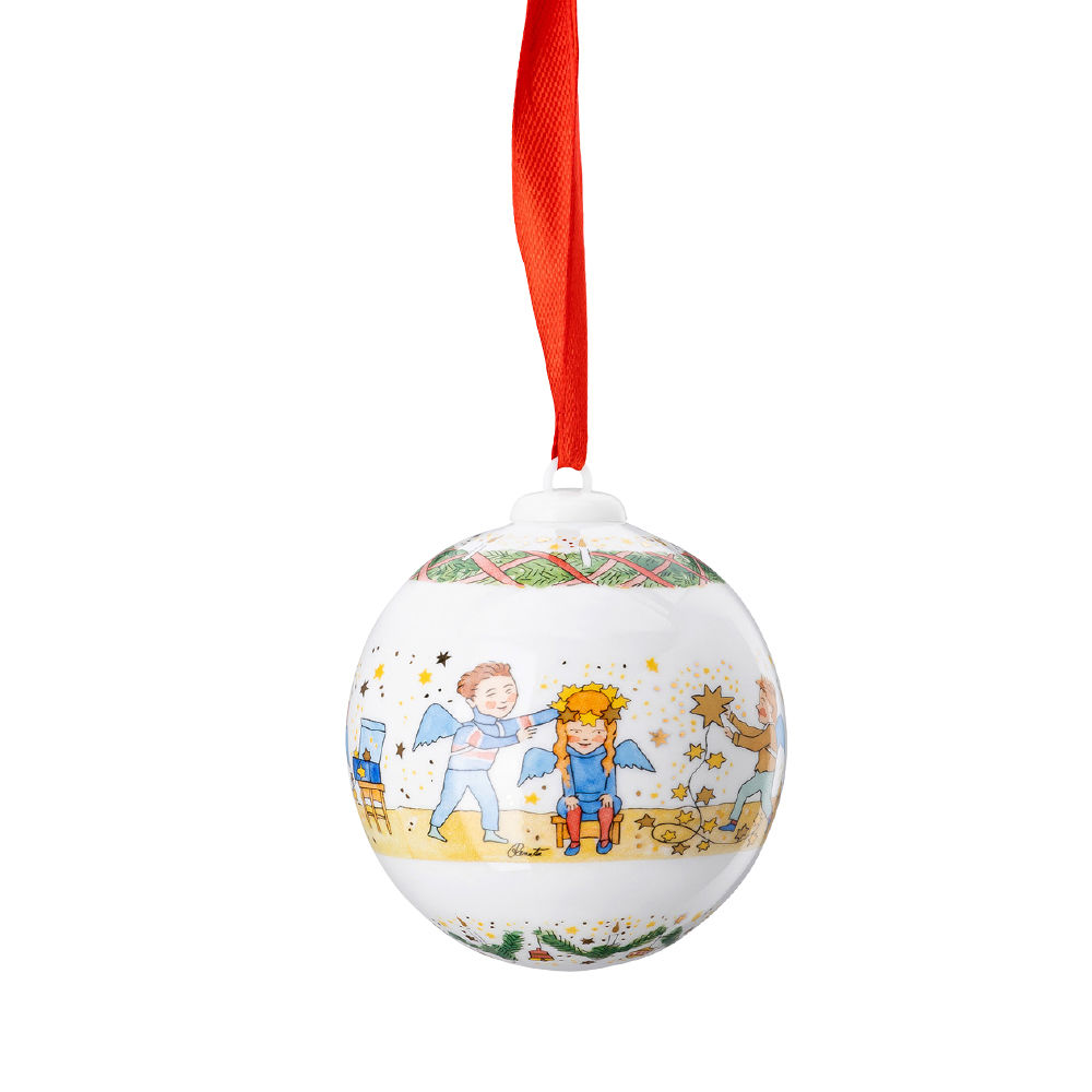 Hutschenreuther Weihnachts- kugel 2024 Weihnachtsleuchten als Giveaway