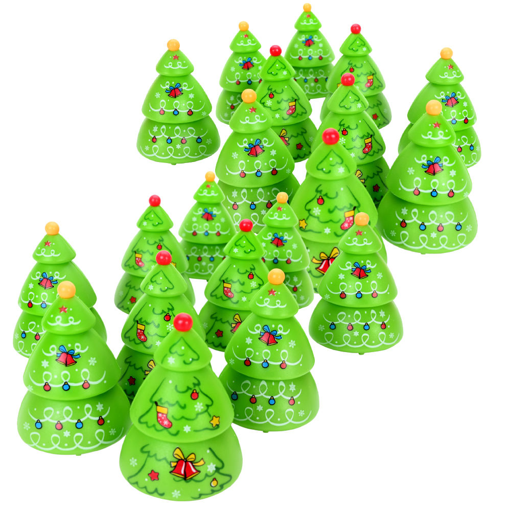 Weihnachtsbäumchen mit Rückzug sortiert 24er Set als Giveaway