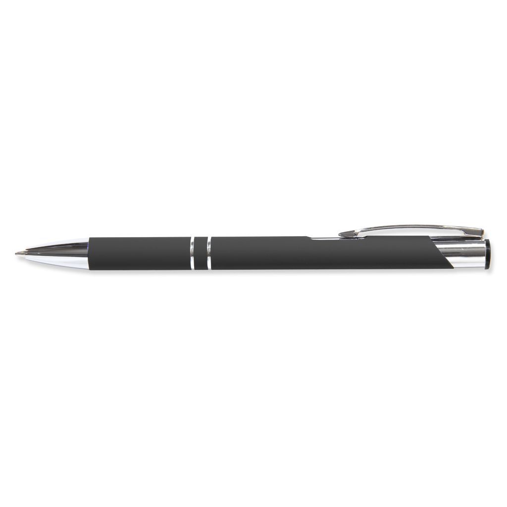 10er Pack Touchpen Kugelschreiber Aus Edelstahl – Mit Gravur & Touch-Funktion, Schwarz
