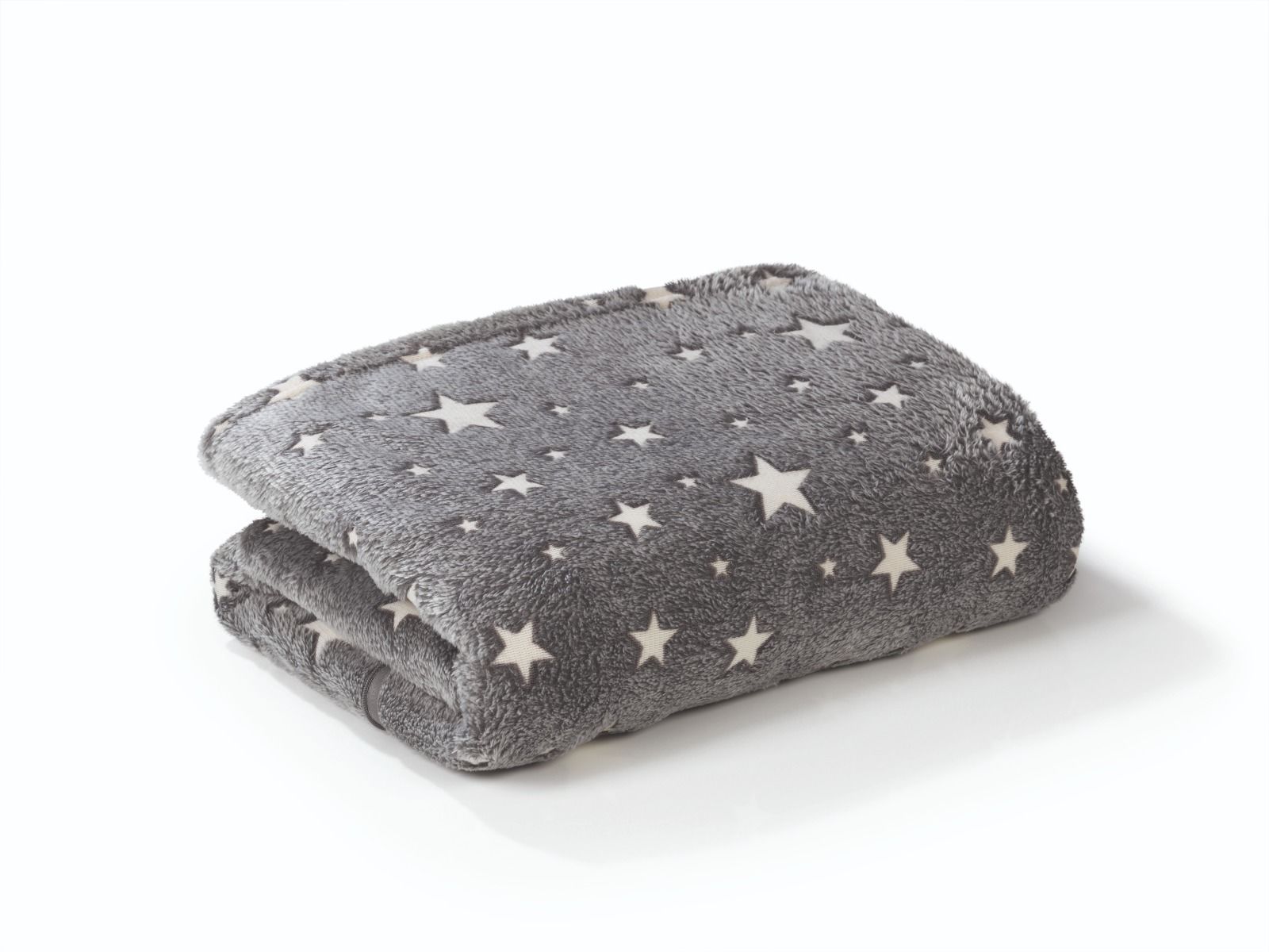 CAPMESSO Kuscheldecke Mit Leuchtenden Sternen – Superweich, 120x150 Cm, Flanell, Glüht Im Dunkeln