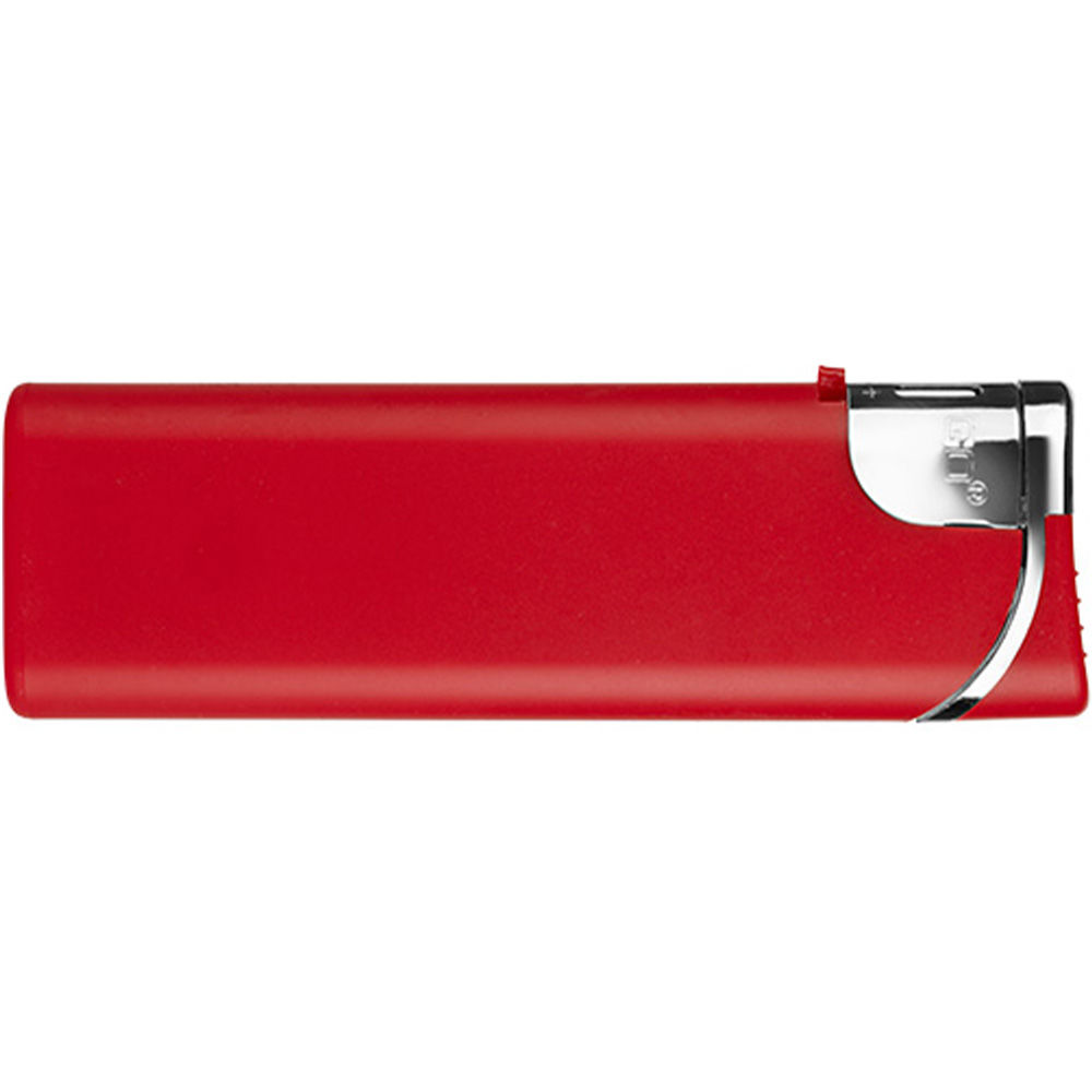 Feuerzeug Mit Stoffhülle „Ringelsuse“ – Kariert In Weiß/Rot, Aus Baumwolle, Mit Spitzenbesatz, Inkl. Weißem Feuerzeug (8x2,5x1 Cm)