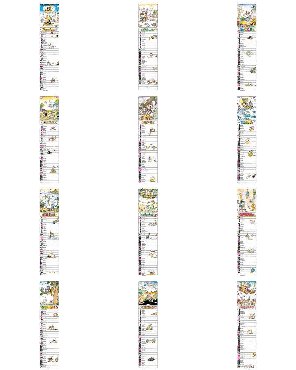Streifen-Notizkalender HAPPY online kaufen | HACH