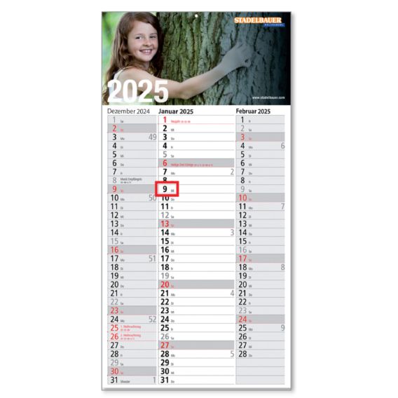 3MonatsKalender "Spectrum" als Giveaway HACH