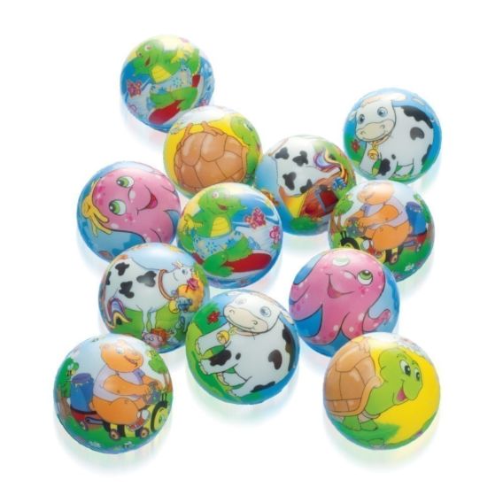 Kinder Fußball Spielball aus Kunststoff Tiermotiv 