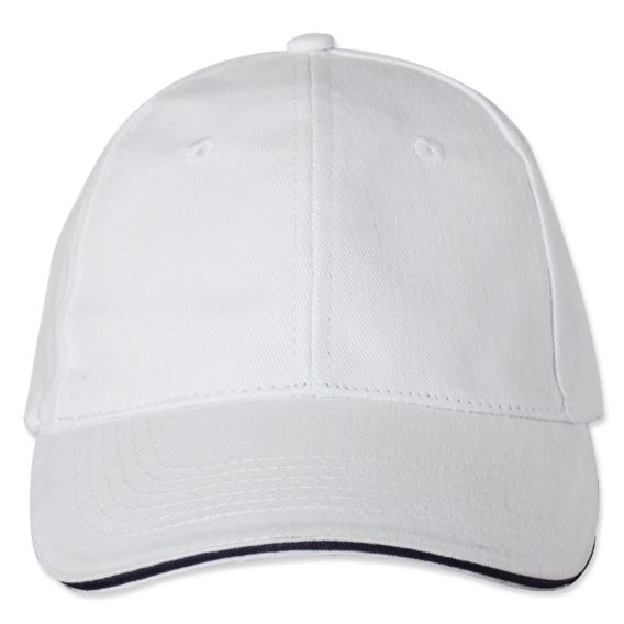 Blank white baseball cap 2025