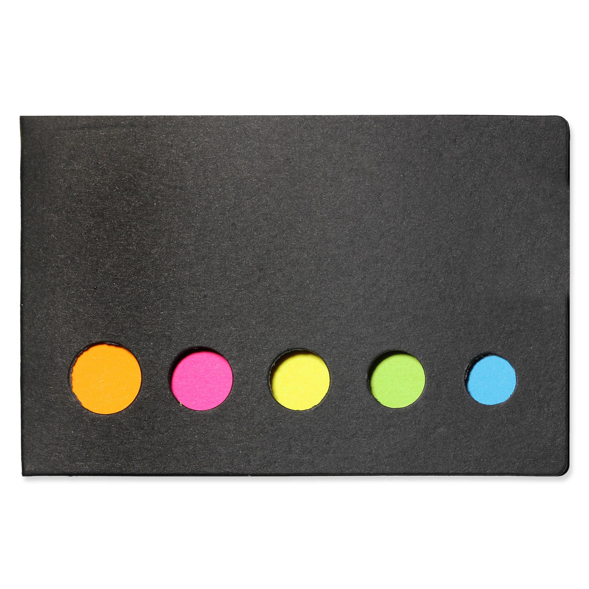 Werbeartikel Haftnotizen-Set schwarz