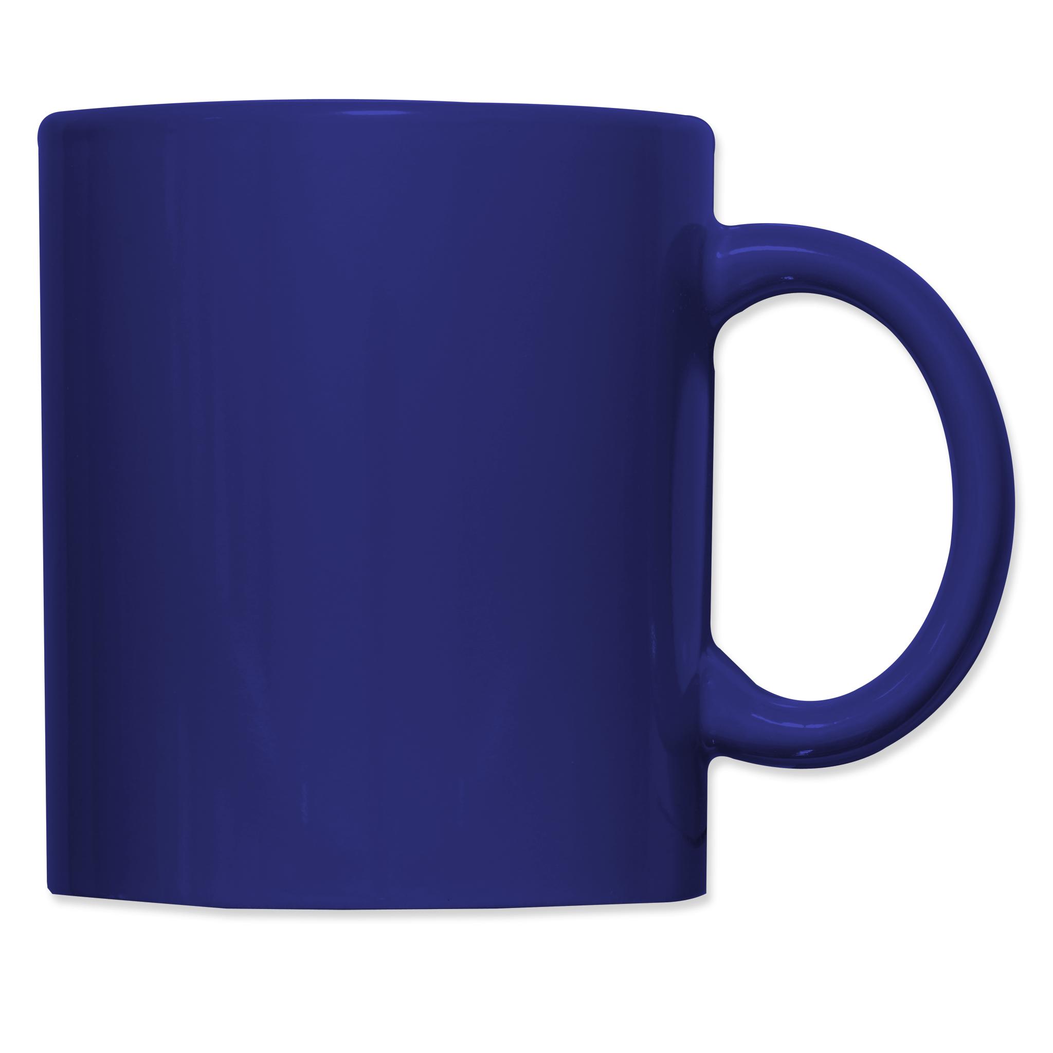 Werbeartikel Kaffeebecher mit Werbedruck aus Keramik in Blau | personalisierbare Werbeartikel, Werbetassen