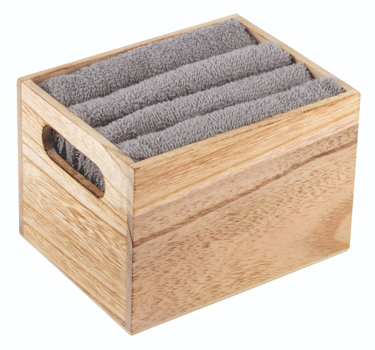 Werbeartikel Gästetücher Set grau Home Helper